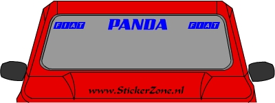 Fiat Panda Stickerset