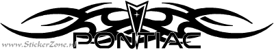 Pontiac Tribal met Logo