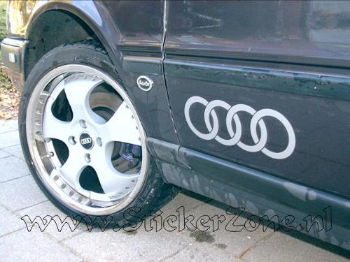 Audi Ringen op de zijkanten