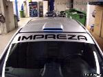 Subaru Impreza met Impreza Sticker