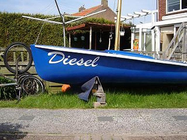Boot van Paul genaamd Diesel