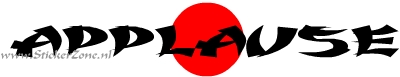 Daihatsu Applause Sticker Japanse Stijl met de Rising Sun
