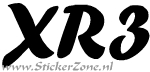 XR3 Sticker