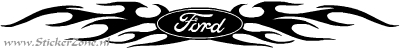 Ford Logo in Tribal verwerkt