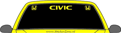 Honda Civic Stickerset