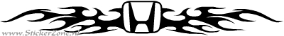 Honda Logo in Tribal verwerkt