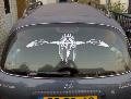 Hyundai Lantra met Indianen Stickers