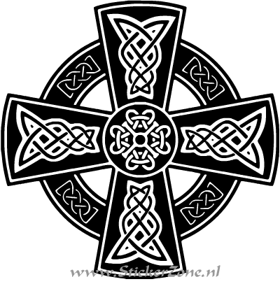 Sticker Celtic Cross