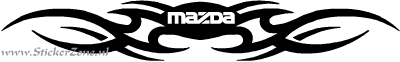 Mazda Tribal met Logo