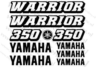 Stickerset Yamaha 350 Warrior