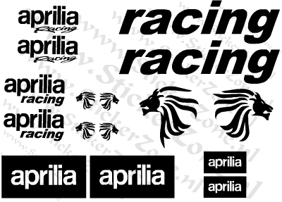 Stickerset Aprilia Racing