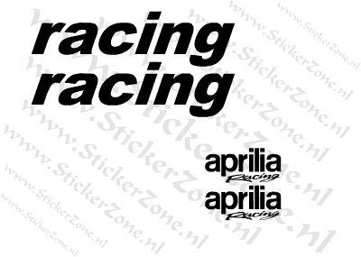 Stickerset Aprilia Racing