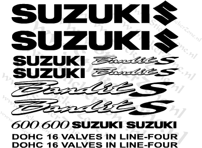 Stickerset Suzuki Bandit 600