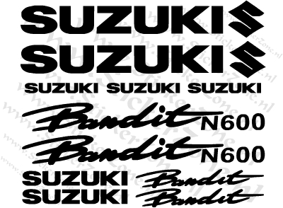 Stickerset Suzuki Bandit N600
