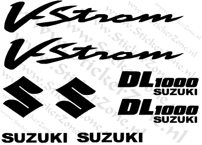 Stickerset Suzuki DL 1000 Vstrom