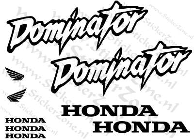 Stickerset Honda Dominator