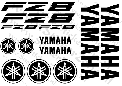 Stickerset Yamaha FZ8