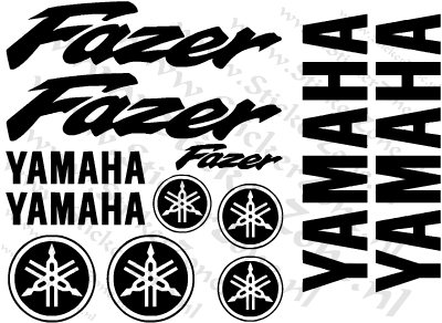 Stickerset Yamaha Fazer
