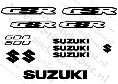 Stickerset Suzuki GSR 600