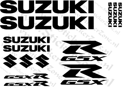 Stickerset Suzuki GSX