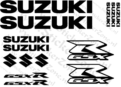 Stickerset Suzuki GSX