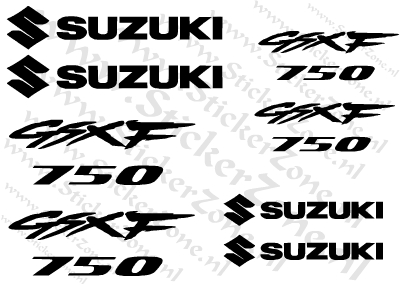 Stickerset Suzuki GSXF 750