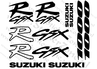 Stickerset Suzuki GSXR 1000