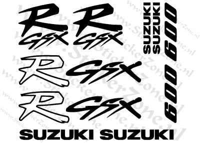 Stickerset Suzuki GSXR 600
