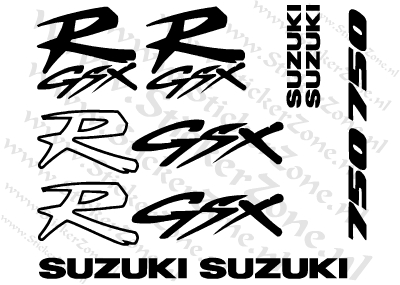 Stickerset Suzuki GSXR 750