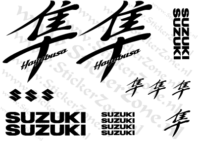 Stickerset Suzuki Hayabusa