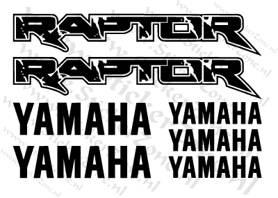 Stickerset Yamaha Raptor