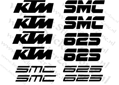 Stickerset KTM SMC 625