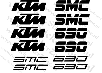 Stickerset KTM SMC 690