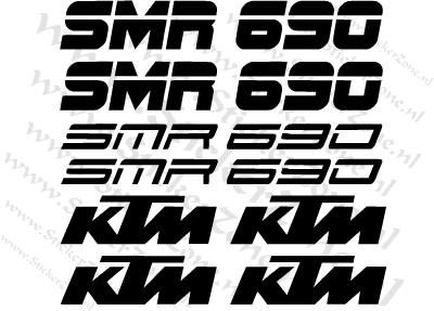 Stickerset KTM SMR 690