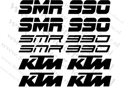 Stickerset KTM SMR 990