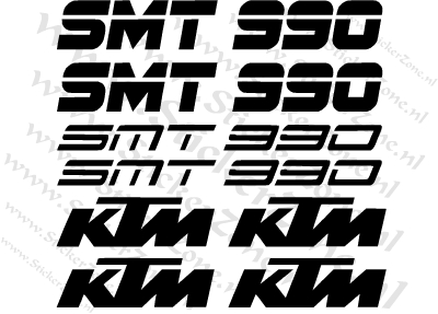 Stickerset KTM SMT 990