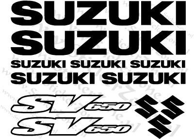 Stickerset Suzuki SV650