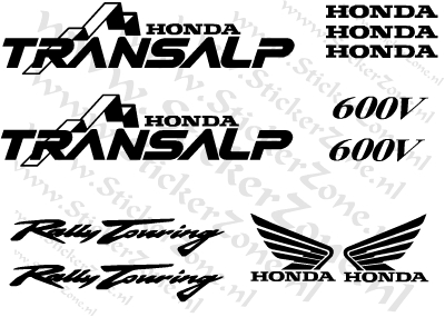 Stickerset Honda Transalp 600V