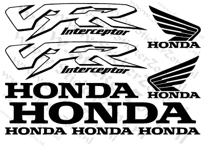 Stickerset Honda VFR Interceptor