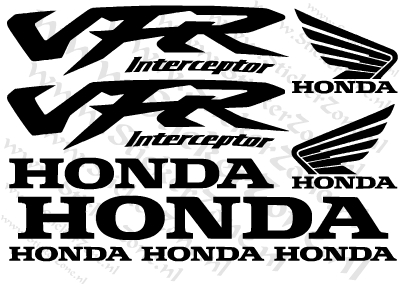 Stickerset Honda VFR Interceptor