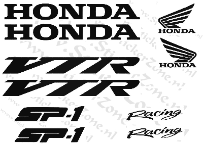 Stickerset Honda VTR SP1