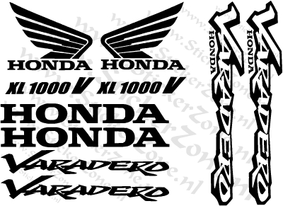 Stickerset Honda Varadero 1000