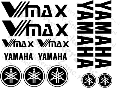 Stickerset Yamaha Vmax