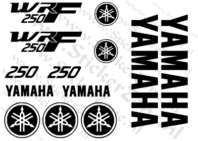 Stickerset Yamaha WRF 250