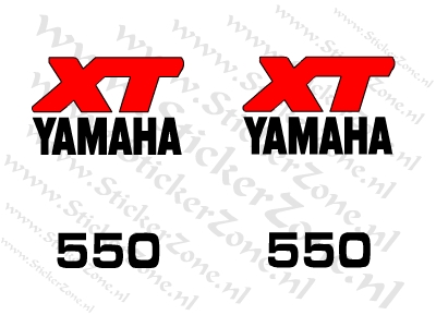 Stickerset Yamaha XT 550