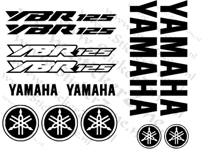 Stickerset Yamaha YBR 125