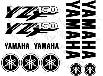 Stickerset Yamaha YZF 450