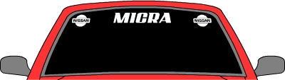 Nissan Micra Stickerset