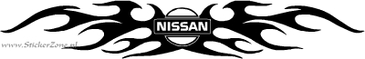 Tribal met Nissan Logo