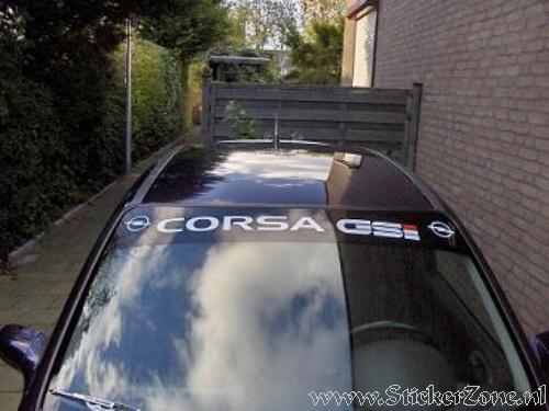 Opel Corsa met Corsa GSi Sticker